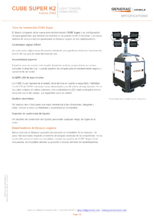 Lichtmasten Generac Mobile Cube Super K2
