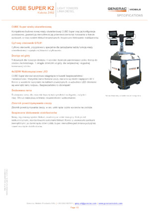Lichtmasten Generac Mobile Cube Super K2