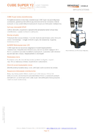 Lichtmasten Generac Mobile Cube Super Y2