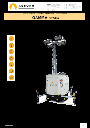 Lichtmasten Aurora Gamma 4x160W