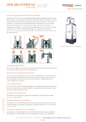 Lichtmasten Generac Mobile HPB 360 Hyper K2