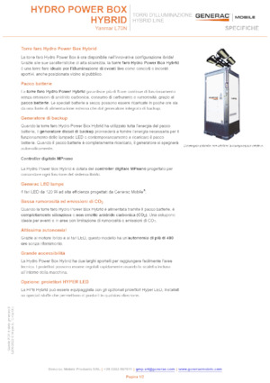 Lichtmasten Generac Mobile Hydro Power Box Hybrid