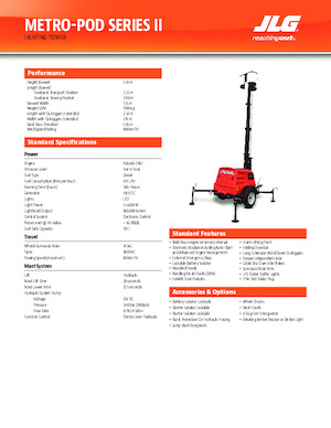 Lichtmasten JLG Metro-POD