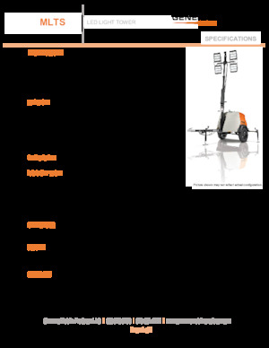 Lichtmasten Generac Mobile MLTS