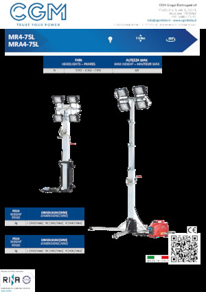 Lichtmasten CGM MR4-75L