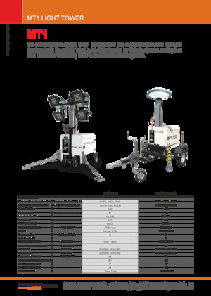 Lichtmasten Generac Mobile MT 1 LED