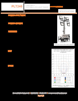 Lichtmasten Generac Mobile PLT240