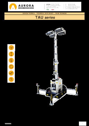 Lichtmasten Aurora Tau 4x320W