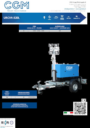 Lichtmasten CGM UR4-320L