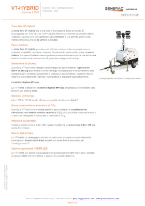 Lichtmasten Generac Mobile VT-Hybrid