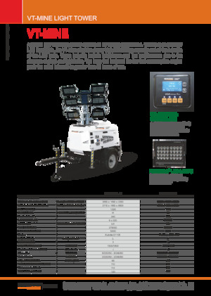 Lichtmasten Generac Mobile VT-MINE K