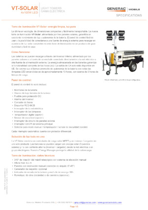 Lichtmasten Generac Mobile VT-Solar