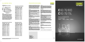 Frontstapler Treibgas Clark C60 L