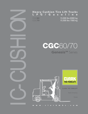 Frontstapler Treibgas Clark CGC 60