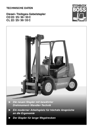 Frontstapler Treibgas Steinbock CL 33 C