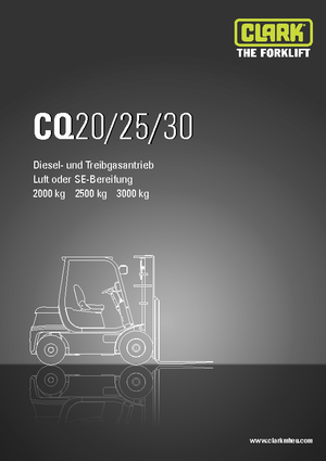 Frontstapler Treibgas Clark CQ 30 L