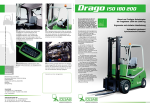 Frontstapler Treibgas Cesab Drago 180