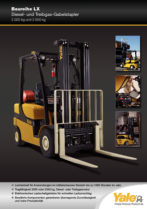 Frontstapler Treibgas Yale GLP 25 LX