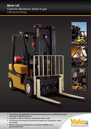 Frontstapler Treibgas Yale GLP 25 LX