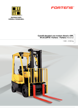Frontstapler Treibgas Hyster H 1.8 FT