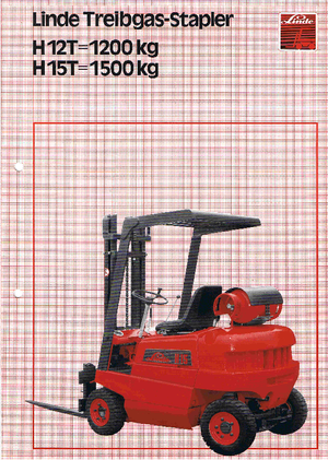 Frontstapler Treibgas Linde H 15 T