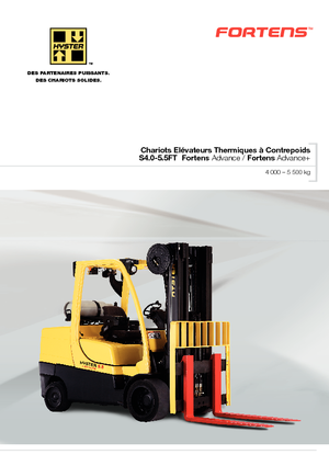 Frontstapler Treibgas Hyster S5.5FT
