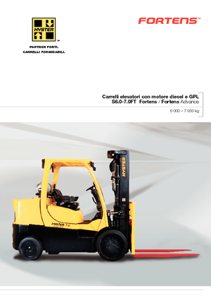 Frontstapler Treibgas Hyster S6.0FT