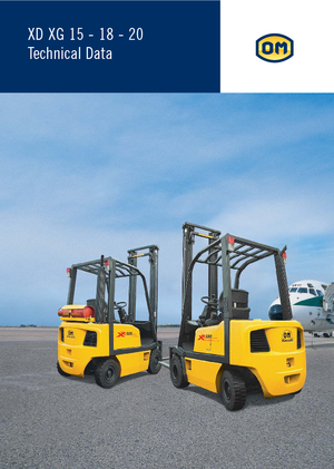 Frontstapler Treibgas OM XG 18