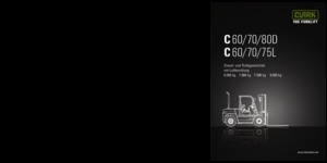 Frontstapler Treibgas Clark C60 L