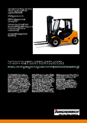 Frontstapler Treibgas Jungheinrich TFG S50s