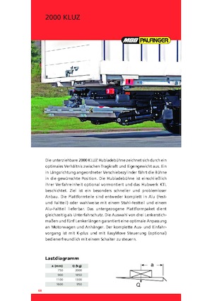 Hubladebühnen MBB Palfinger 2000 KUZ