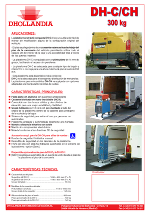 Hubladebühnen Dhollandia DH-CH