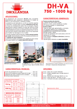 Hubladebühnen Dhollandia DH-VA