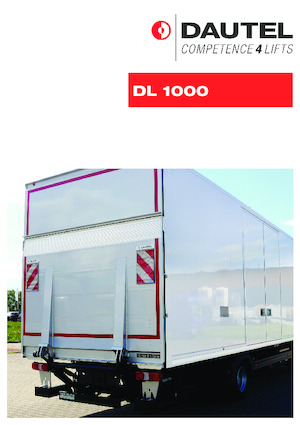 Hubladebühnen DAUTEL DL 1000