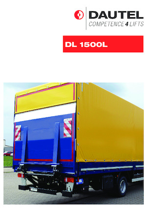 Hubladebühnen DAUTEL DL 1500 L