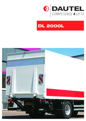 Hubladebühnen DAUTEL DL 2000 L