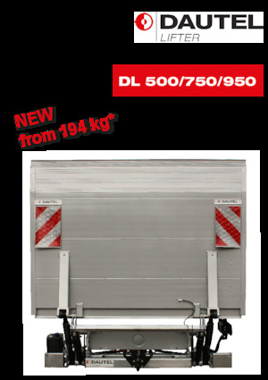 Hubladebühnen DAUTEL DL 750