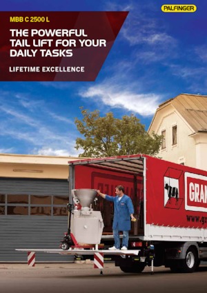 Hubladebühnen MBB Palfinger MBB C 2500 L
