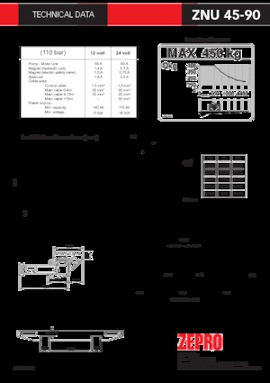 Hubladebühnen ZEPRO ZNU 45-90