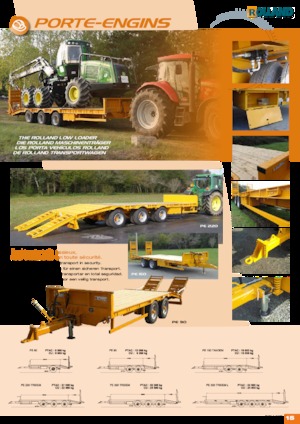 Tieflader Rolland PE 320