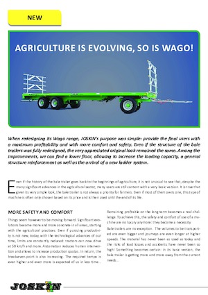 Tieflader Joskin TRAILED WAGO TR8000D13