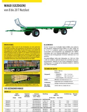 Tieflader Joskin WAGO-LOADER LTR12000T20