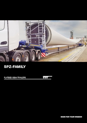 Sattelauflieger Tiefbett Goldhofer SPZ-P