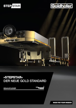 Sattelauflieger Tiefbett Goldhofer STEPSTAR