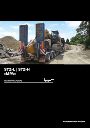 Sattelauflieger Tiefbett Goldhofer MPA