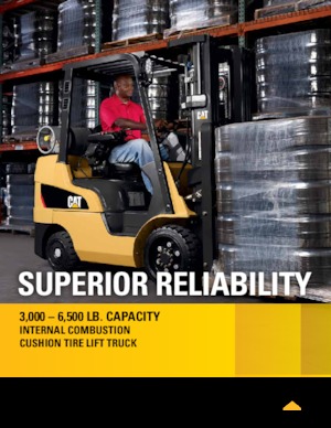 Frontstapler Treibgas Caterpillar 2C6000