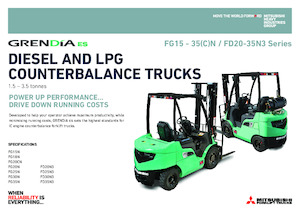 Frontstapler Treibgas Mitsubishi FG20CN