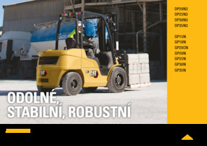 Frontstapler Treibgas Caterpillar GP18N 