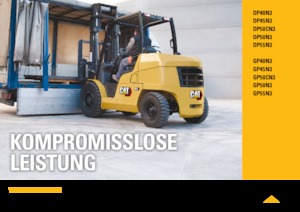 Frontstapler Treibgas Caterpillar GP50N3