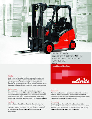 Frontstapler Treibgas Linde H20T CT